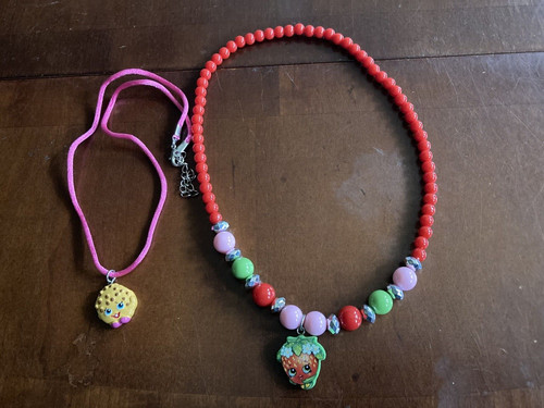 2 Shopkins Charm Necklaces