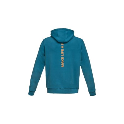 Original BMW Motorrad ZIP-HOODIE MAKE LIFE A RIDE Blau R1250GS Merchandise