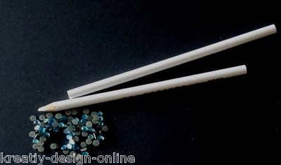 2 Strass Pick Up Stifte Perlenstift Picker Strassstift Applikator