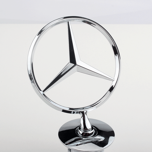 für Mercedes Benz Stern Haube/Motorhaube Aufsteller Hood W204 W208 W212 44mm - Bild 7 von 11