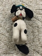 Retired DREAM PET DAKIN Black  White DOG St Bernard Stuffed NICE 