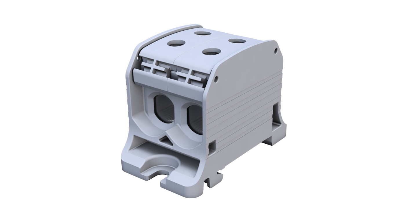 Al/Cu screw terminal block STB 50-2 (87320) SIMBLOCK gray 81002002 /T2UK