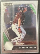 2021 Panini Prizm Draft Picks Cameron Cauley #PDP73 Texas Rangers
