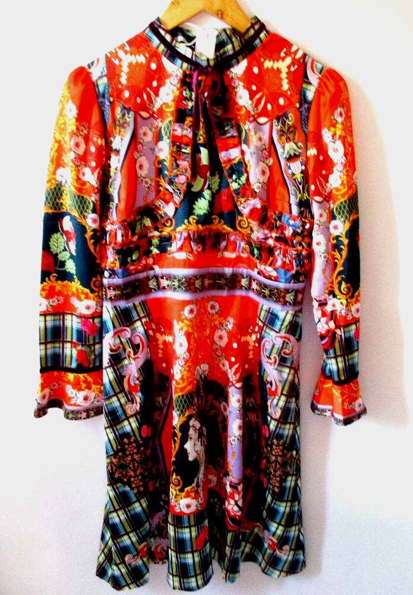 NWT Dalia Macphee Multi Color Floral Pullover Vintage Inspired