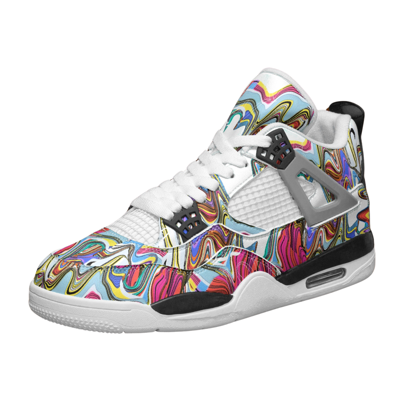 UVelsi Athletic Men's Shoes Sneakers Snappy Unisex Shoe | White Sole Edition