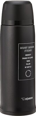 Zojirushi SJ-JS08-BA Stainless Steel Thermos Water Bottle TUFF Black 0.82L New