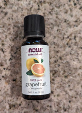 NOW Foods Grapefruit Essential Oil For Diffusers  Burners 1oz. Bottle Free Ship