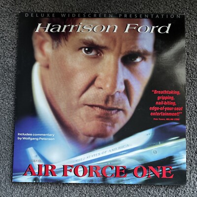 LaserDisc Movie Air Force One Harrison Ford Deluxe Widescreen Edition 