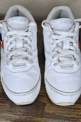 Kaepa Cheer Shoe White Cheerful 6315Y Logo Cheerleading Little