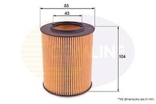 Filtro de aceite - Elemento para adaptarse a Alpina Roadster S 03->05, B3 99->06, BMW X3 03->06,