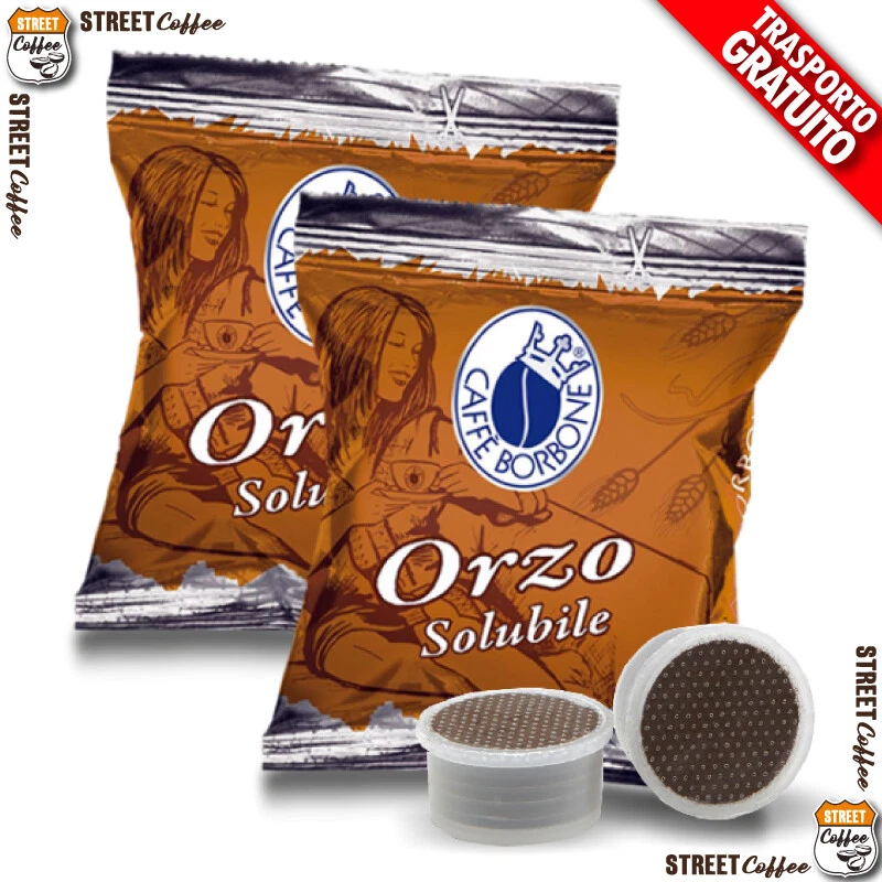 CAFFÈ BORBONE 100 Cialde Capsule caffè Orzo Borbone Compatibili Lavazza Espresso Point gratis