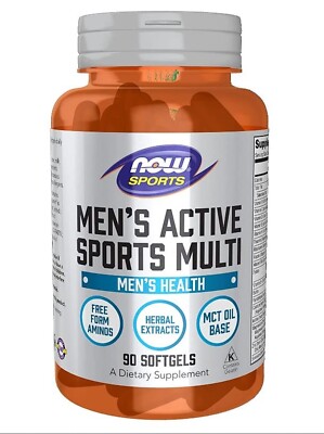 Now Foods Men´s Avtive Sports Multi 90 Weichkapseln (146,84 EUR/kg)