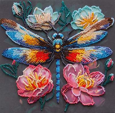 Abris Art Mid-sized bead embroidery kit - Flickering wings AMB-106