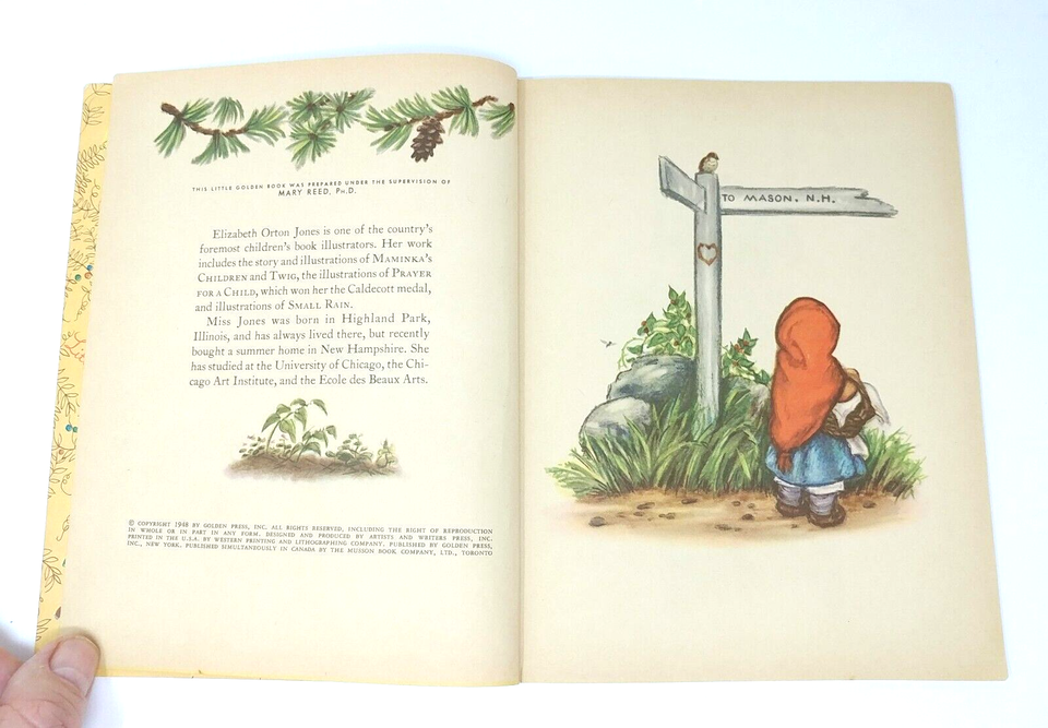 1948 Little Red Riding Hood A Little Golden Book Hard Cover eBay