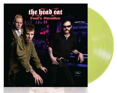 The Head Cat Fool's Paradise YELLOW VINYL LP rockabilly motorhead stray cats 12''