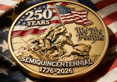 America 250th Anniversary Commemorative Challenge Coin Patriotic Gift rec 1 coin