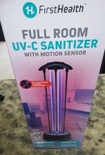 First Health Full Room UV Light Sanitizer & Motion Sensor, Disinfection UV... 