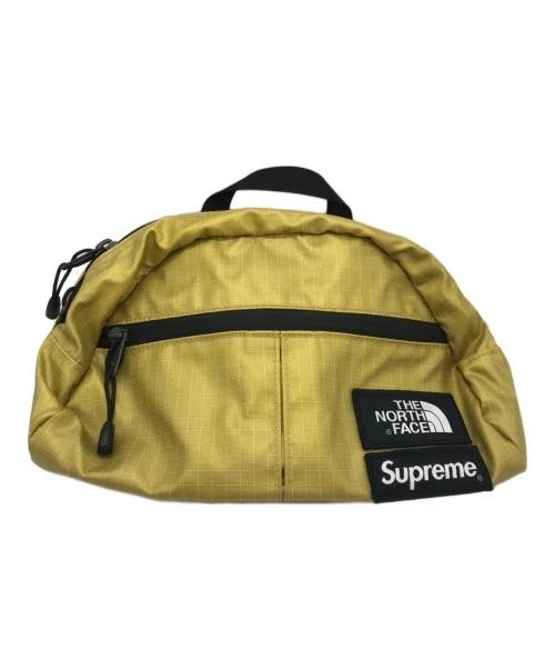 SUPREME × THE NORTH FACE METALLIC WAISTBAG jaune NF0A3KW2