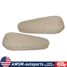 2X Leather Seat Armrest Replacement Cover for 03-2009 Lexus GX470 Beige Tan US