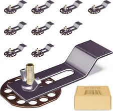 Sink Clips, Undermount Brackets, Bathroom Kitchen Universal, Steel 