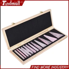12 Pcs Set Steel 1/4 To 30 Degree Gauge Block Precision Angle Block