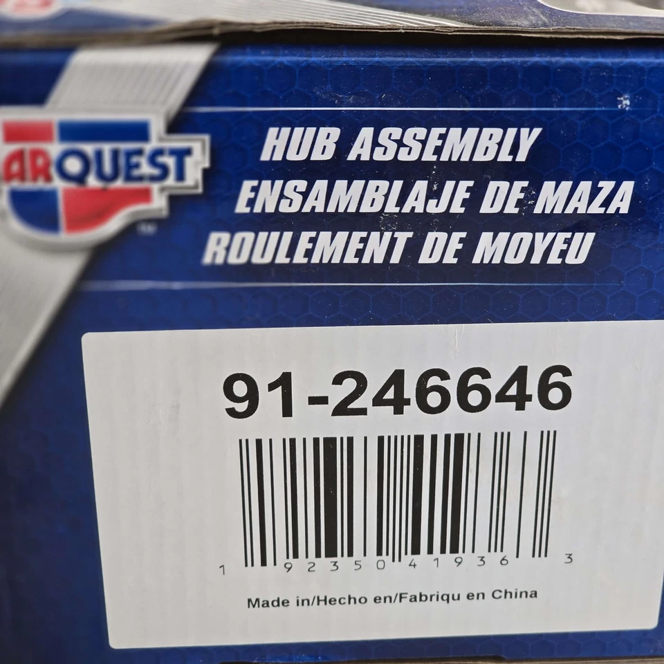 Conjunto de buje y cojinete de rueda Carquest 91-246646 Foto 4 de 4