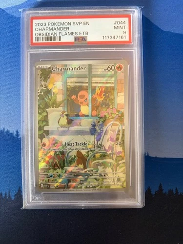 2023 POKEMON SVP EN-SV BLACK STAR PROMO #044 CHARMANDER PSA 9