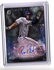 Brett Phillips 2016 Bowman Inception Prospect Auto Green SP 39/50  #PA-BP Auto