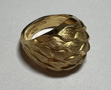 Vintage 10K Gold Filled Dome Bombe Pinky Ring...
