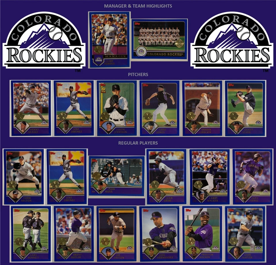 Topps Baseball Cards - 10 Years Of Colorado Rockies - 2003-2012 - Image 2 of 4