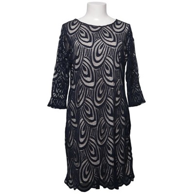 Wallis, Kleid, Größe: 42, Blau/Beige, Polyester, Sonstiges, Spitze, Damen #9Uv