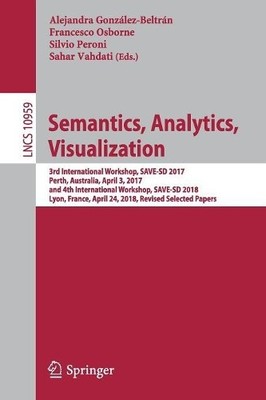 Semantics, Analytics, Visualization - 9783030013783
