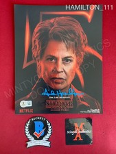 Linda Hamilton Stranger Things autographed signed 8x10 photo Beckett COA