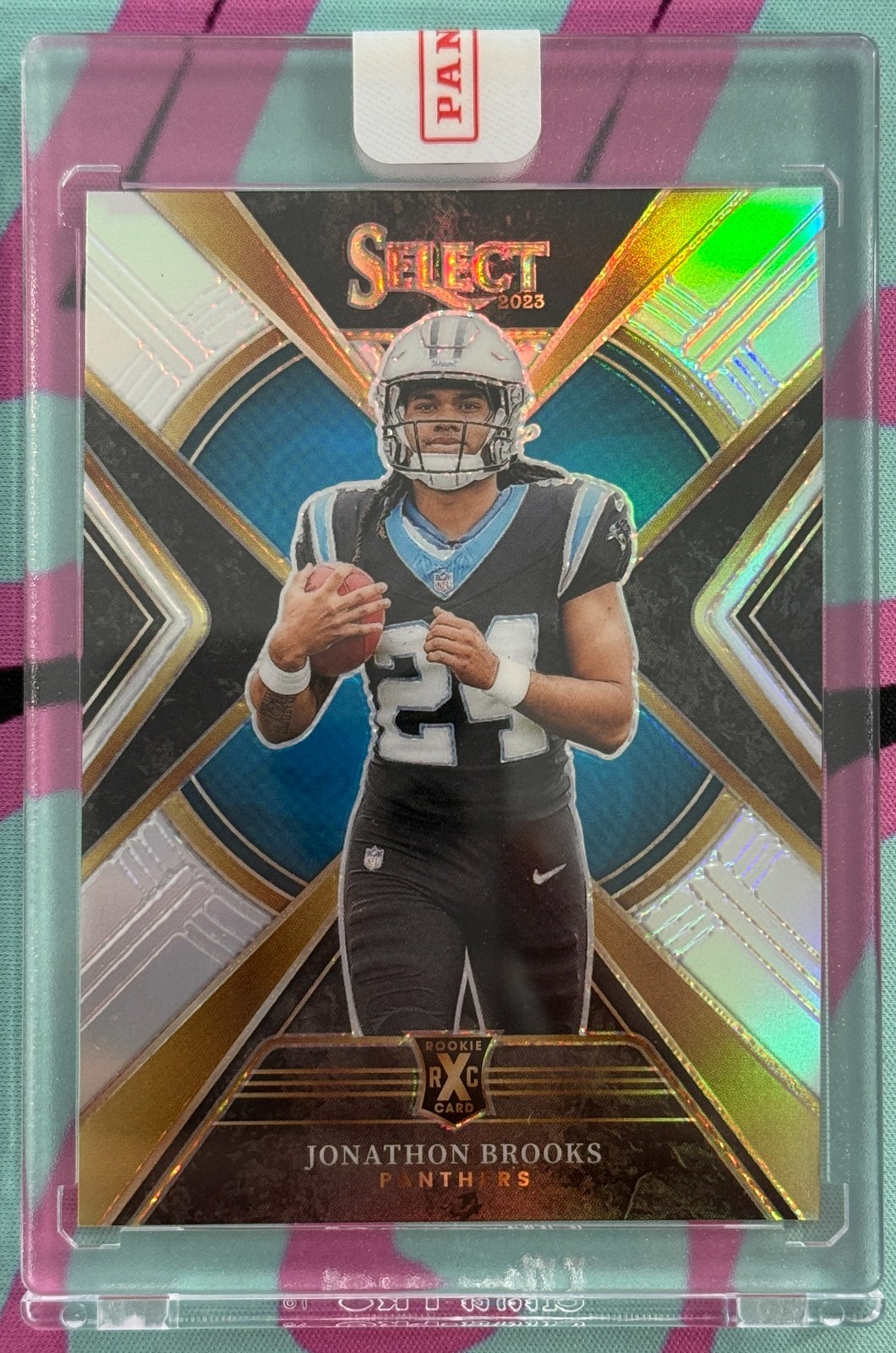 2023 Panini Select Jonathon Brooks Prizm XRC #507