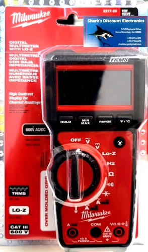 Milwaukee 2217-20 Digital Multimeter w/ LO-Z NEW FREE FAST SHIP