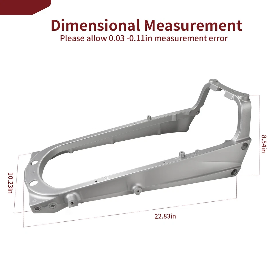 Submarco plateado para Yamaha Raptor 700 700R YFM700 YFM700R 2006-2024 resistente Foto 2 de 4