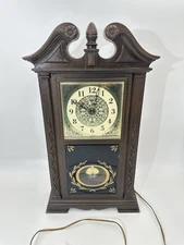 Vintage 1960s Robert Shaw Lux Pendulum Wall Mantel Clock Electric Works