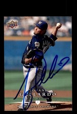 Signed Baseball Card Auto Yovani Gallardo 2008 Upper Deck First Edition #44