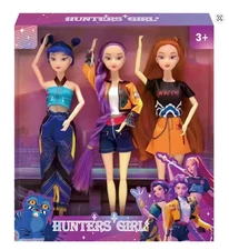 Kpop Devil Hunters Dolls Cosplay Moveable Joint Collectible Figure Toy Animee