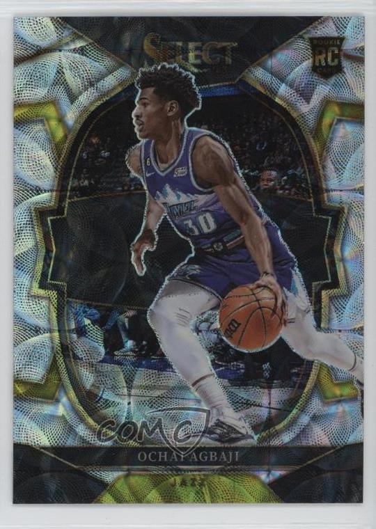 2022-23 Panini Select Concourse Scope Prizm Ochai Agbaji #96 18fx