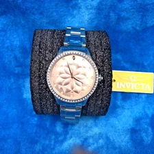 New Invicta Wildflower 28053 Stainless Steel Watch with Tags