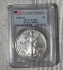 2008-W PPCGS MS69 First Strike american silver eagle