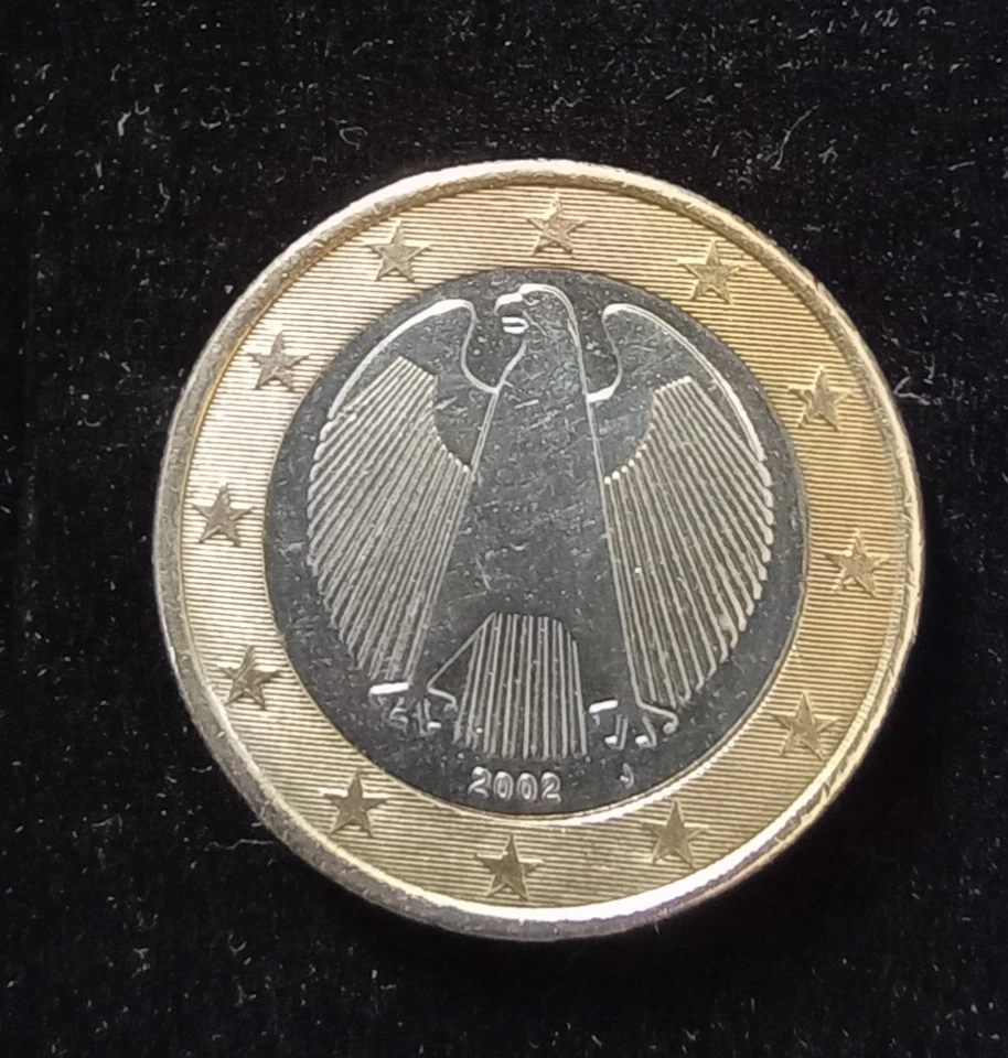 Germany 1 euro 2002 J Series Rare Coin - Image 4 of 4