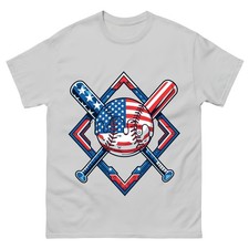 Baseball-Drip-American-Flag-Boys-Kids-Youth-4th-of-July-T-Shirt