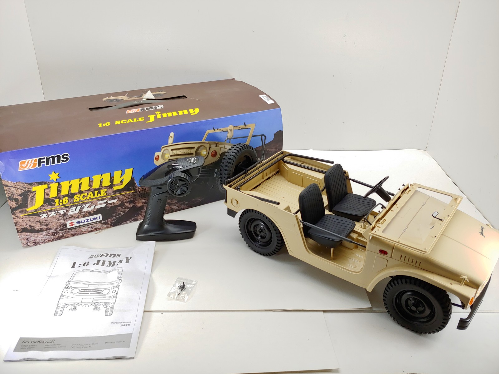 FMS 1:6 JIMNY RS Brown FMS10602RSBR 4x4 RC Army Vehicle Suzuki Licensed