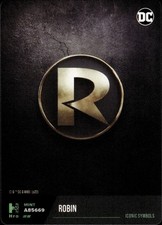 DC Hybrid Trading Card Black Adam Chapter 2 Robin Logo A85669