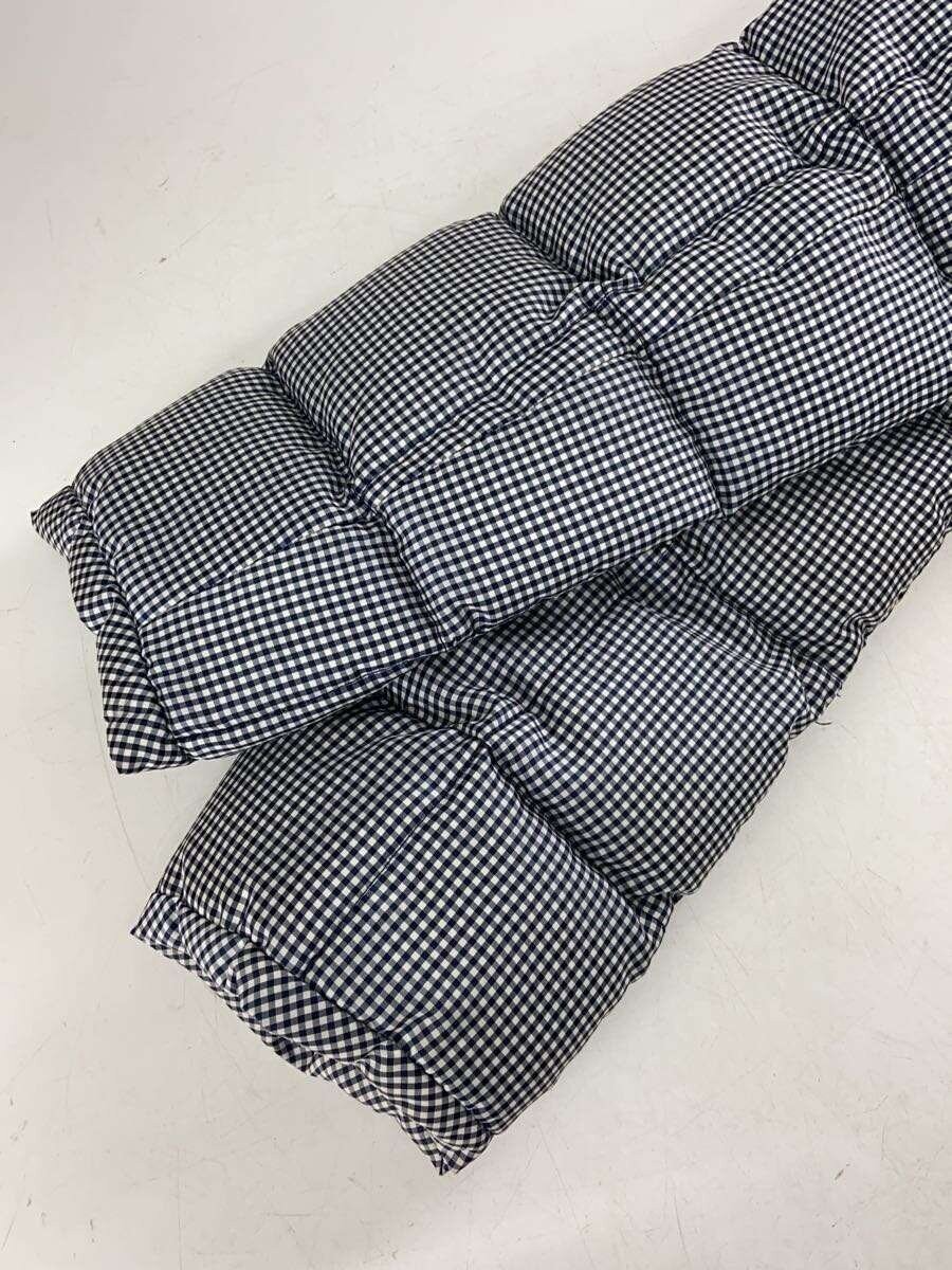 blanc basque long down jacket polyester NVY gingh… - image 6