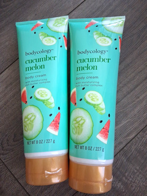 (2) Bodycology Cucumber Melon Body Cream Moisturizing Rich Butter Complex 8oz