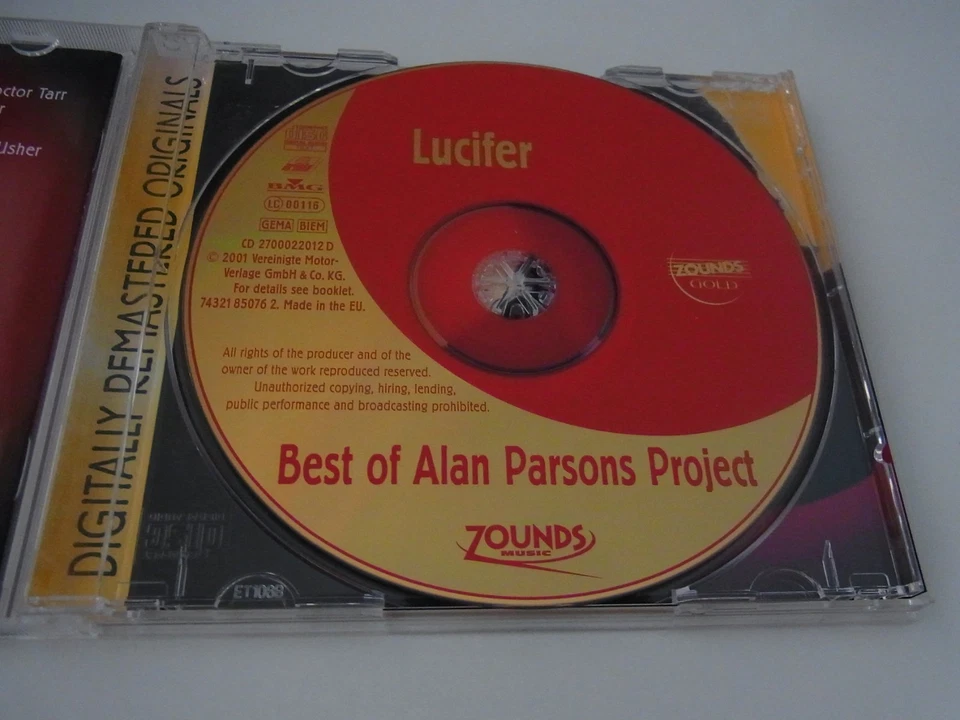 Alan Parsons Project / Best of Lucifer Zounds CD ( 24 Karat Gold ) - Bild 3 von 3