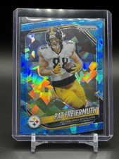 PAT FREIERMUTH 2025 PANINI PRIZM FOOTBALL BLUE CRACKED ICE STEELERS #243 /99